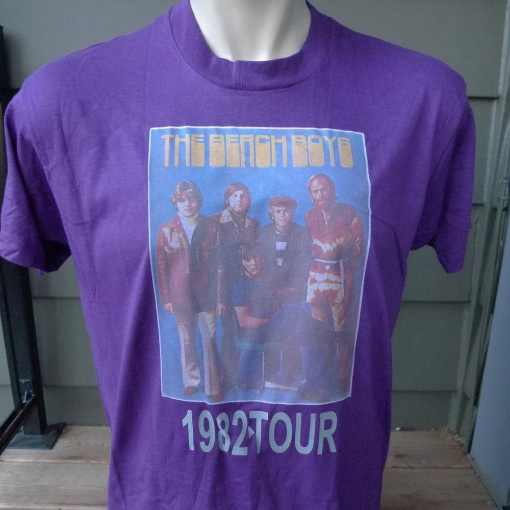 1982 Beach Boys Single Stitch Shirt *  Mens Large (45)